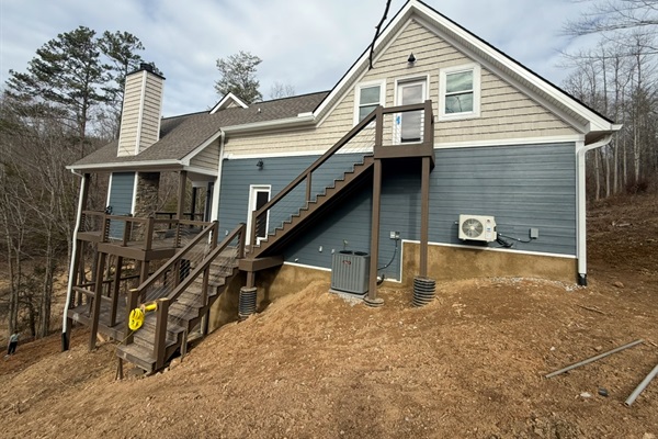 Left view construction progress – Wild Blue Reserve scheduled to open May 2026