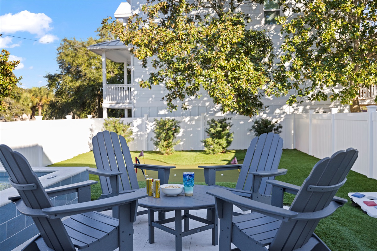 Outdoor seating and dining