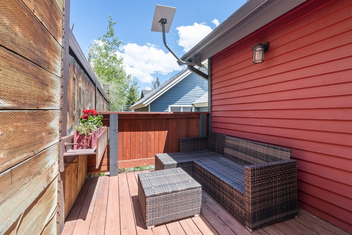 Rear Deck Seating