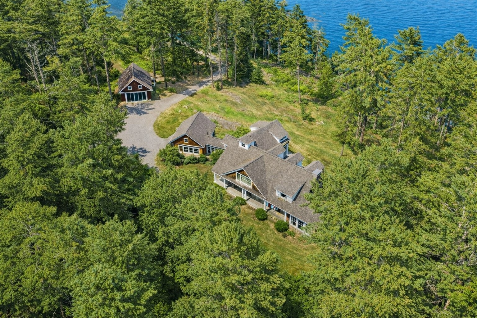 The Maine House with the Bunk House