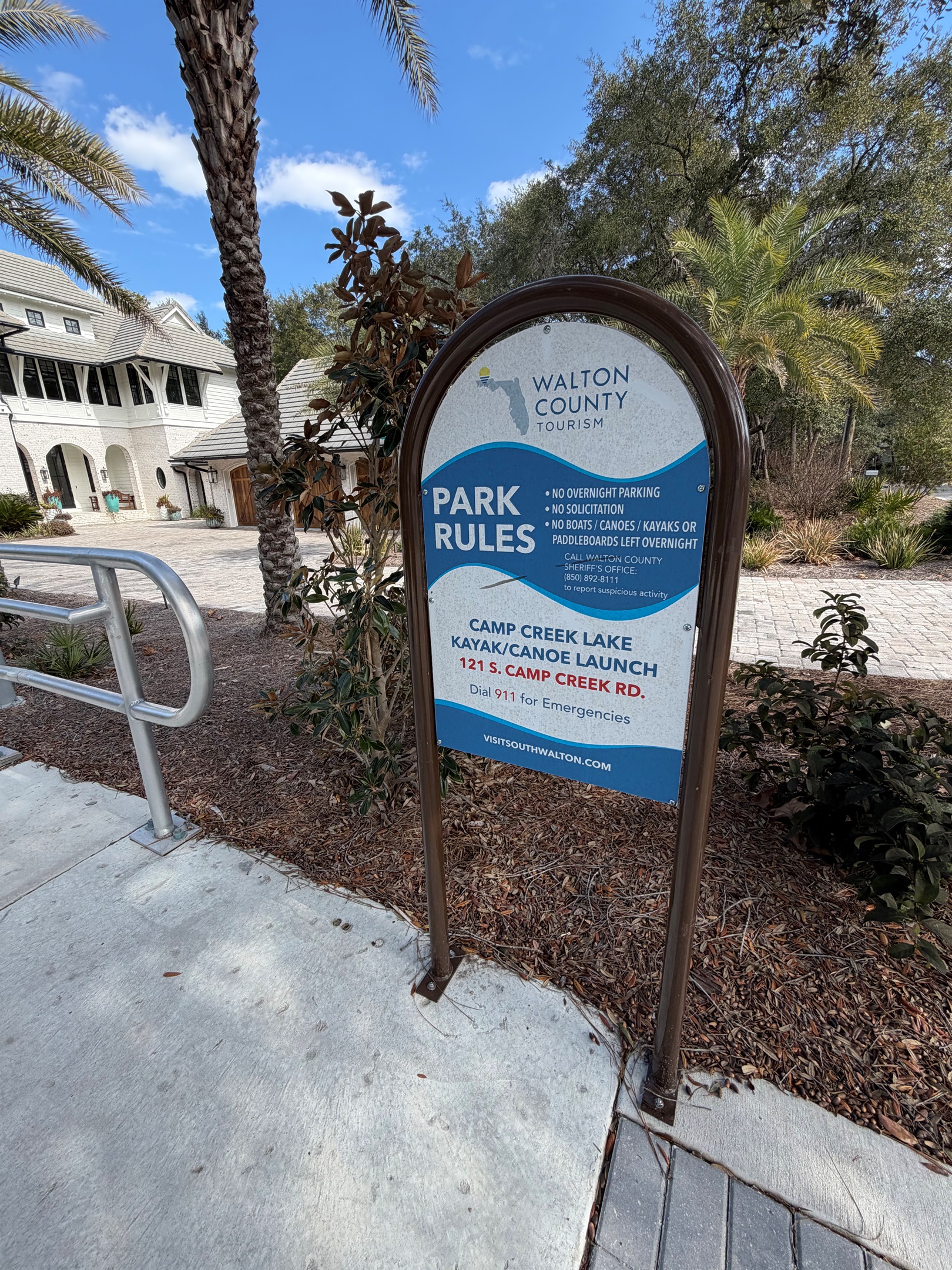 Camp Creek Lake Kayak/Canoe Launch Entrance