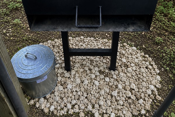 Large Park Style Charcoal Grill