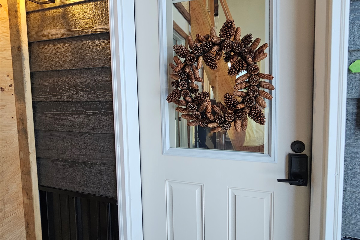 Entry Door - freezer will be located on the porch