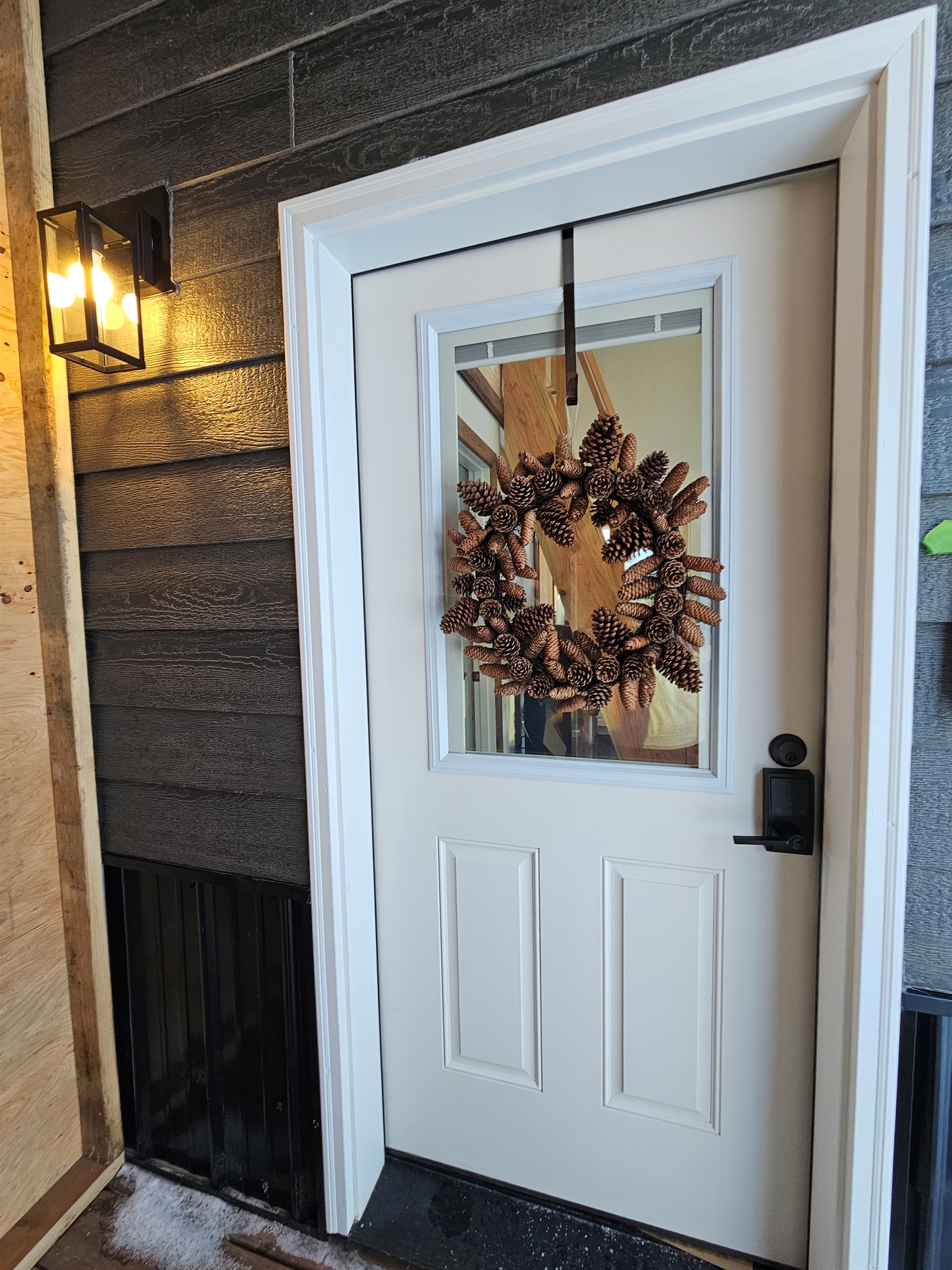 Entry Door - freezer will be located on the porch