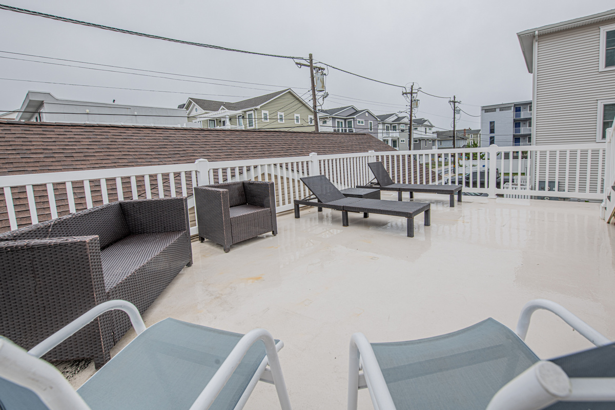 Rooftop Deck Lounge Area with Outdoor Furniture
