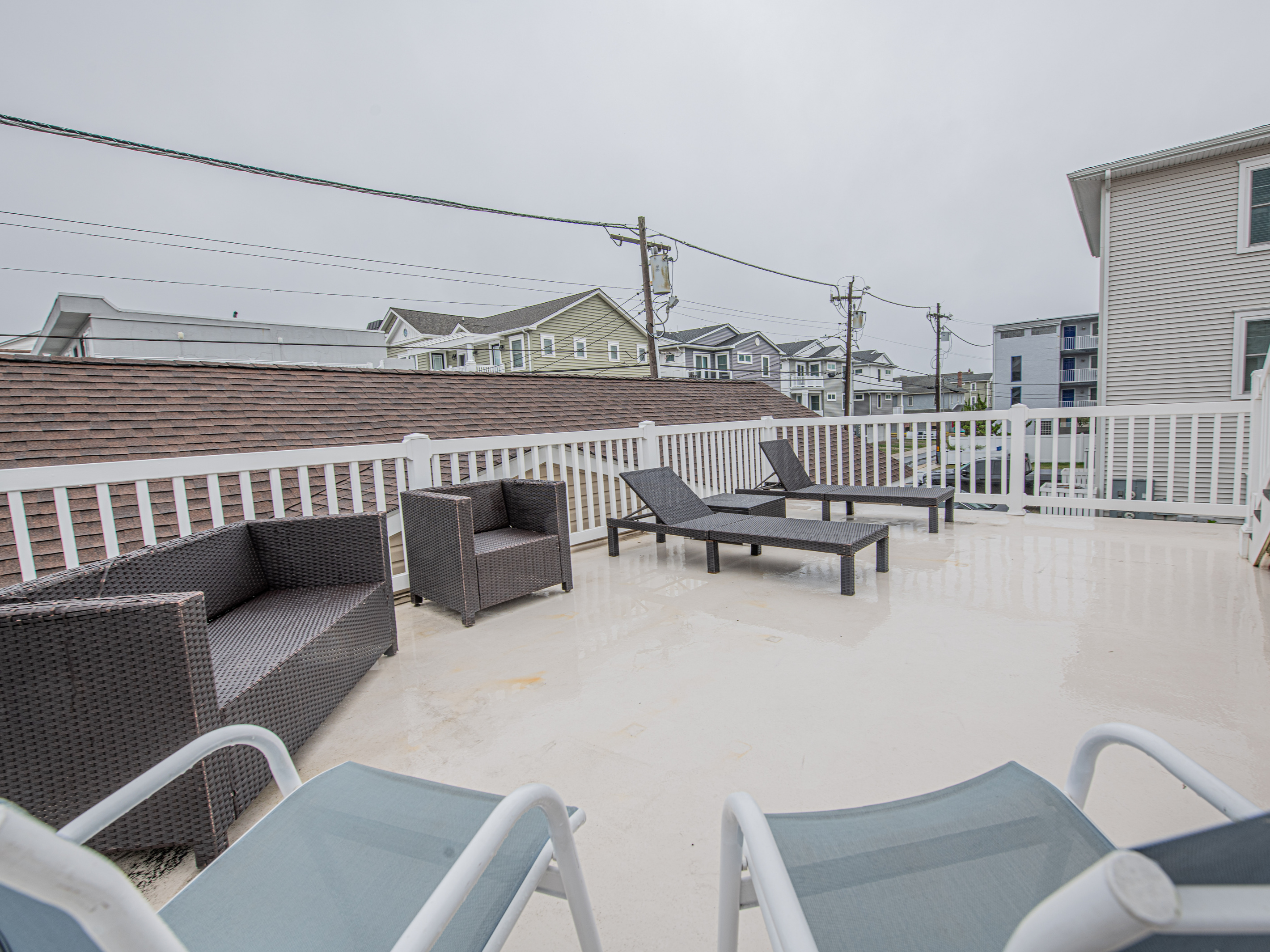 Rooftop Deck Lounge Area with Outdoor Furniture