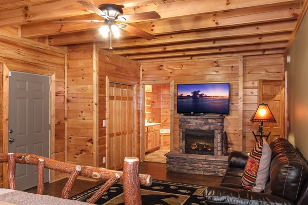 Master bedroom Electric Fireplace