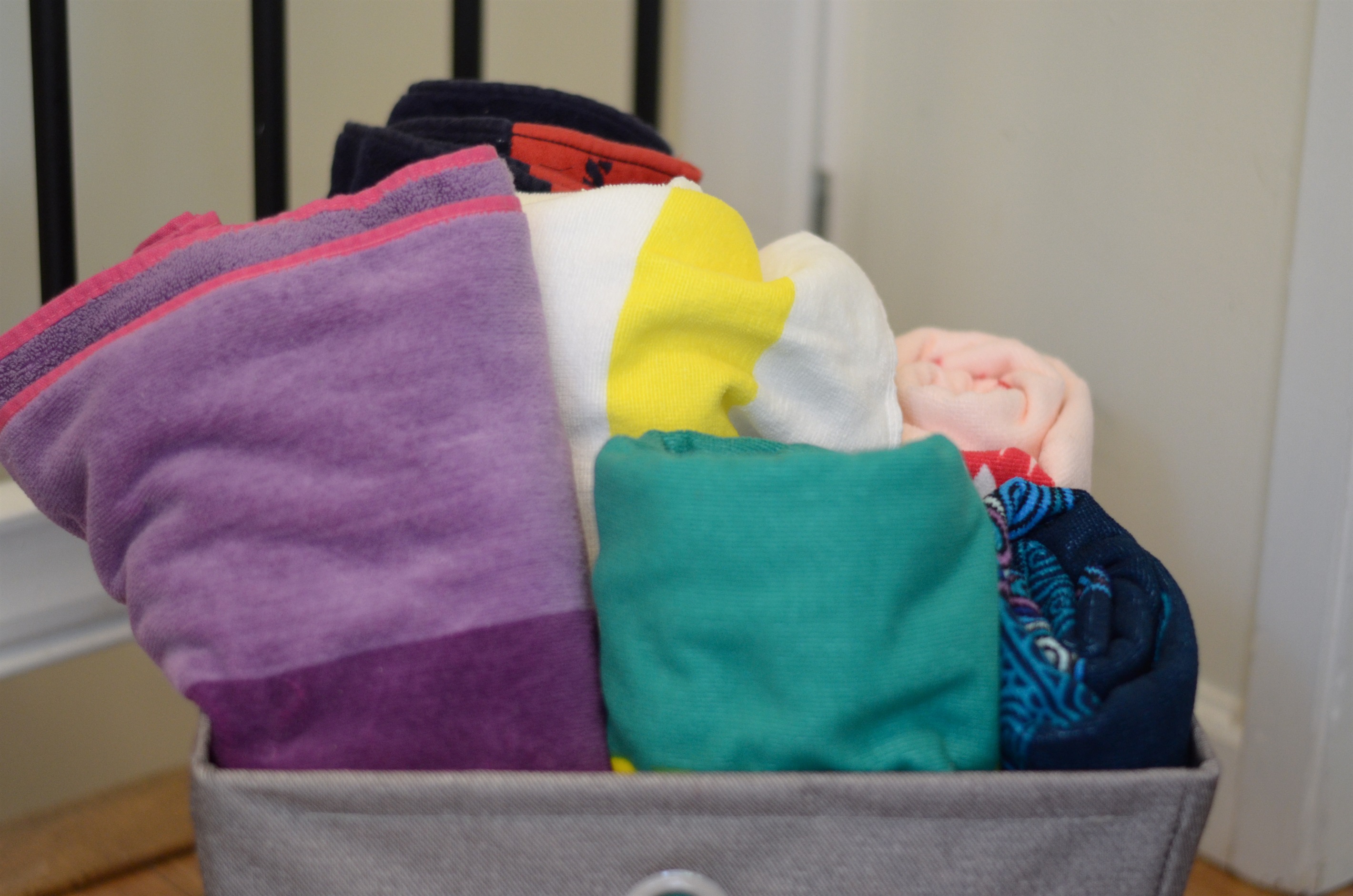 Beach towels available for guest use