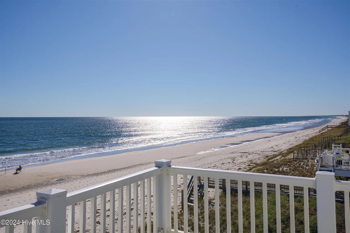 Soak in the golden hour directly from your balcony