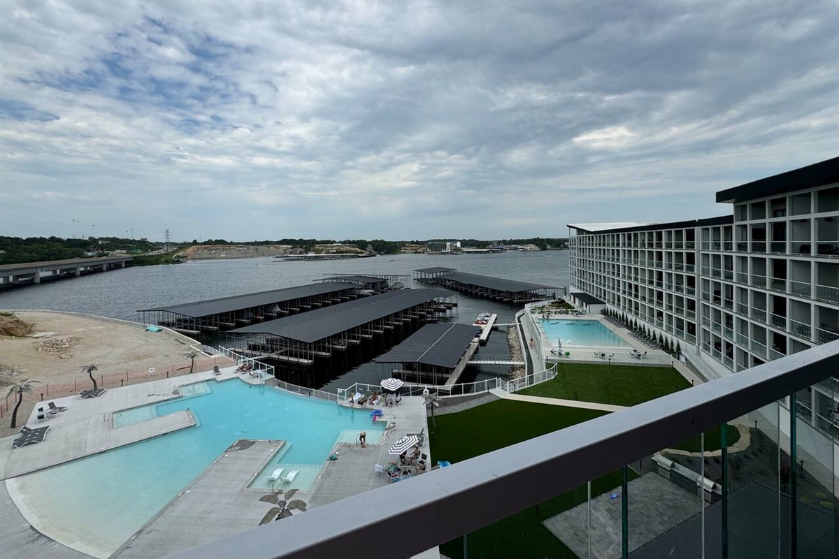 Your view from the balcony.
