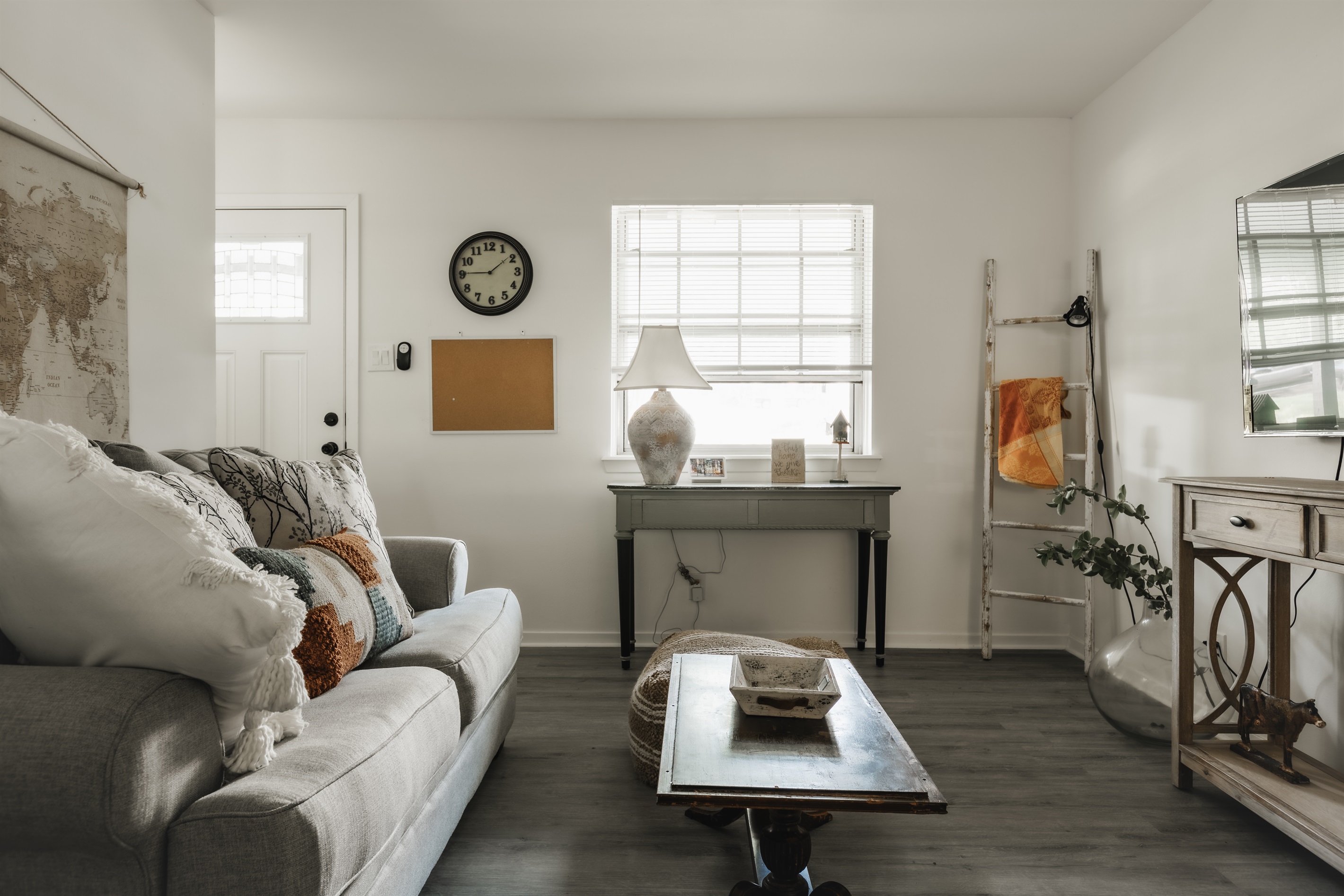 Cozy Sofa with big TV