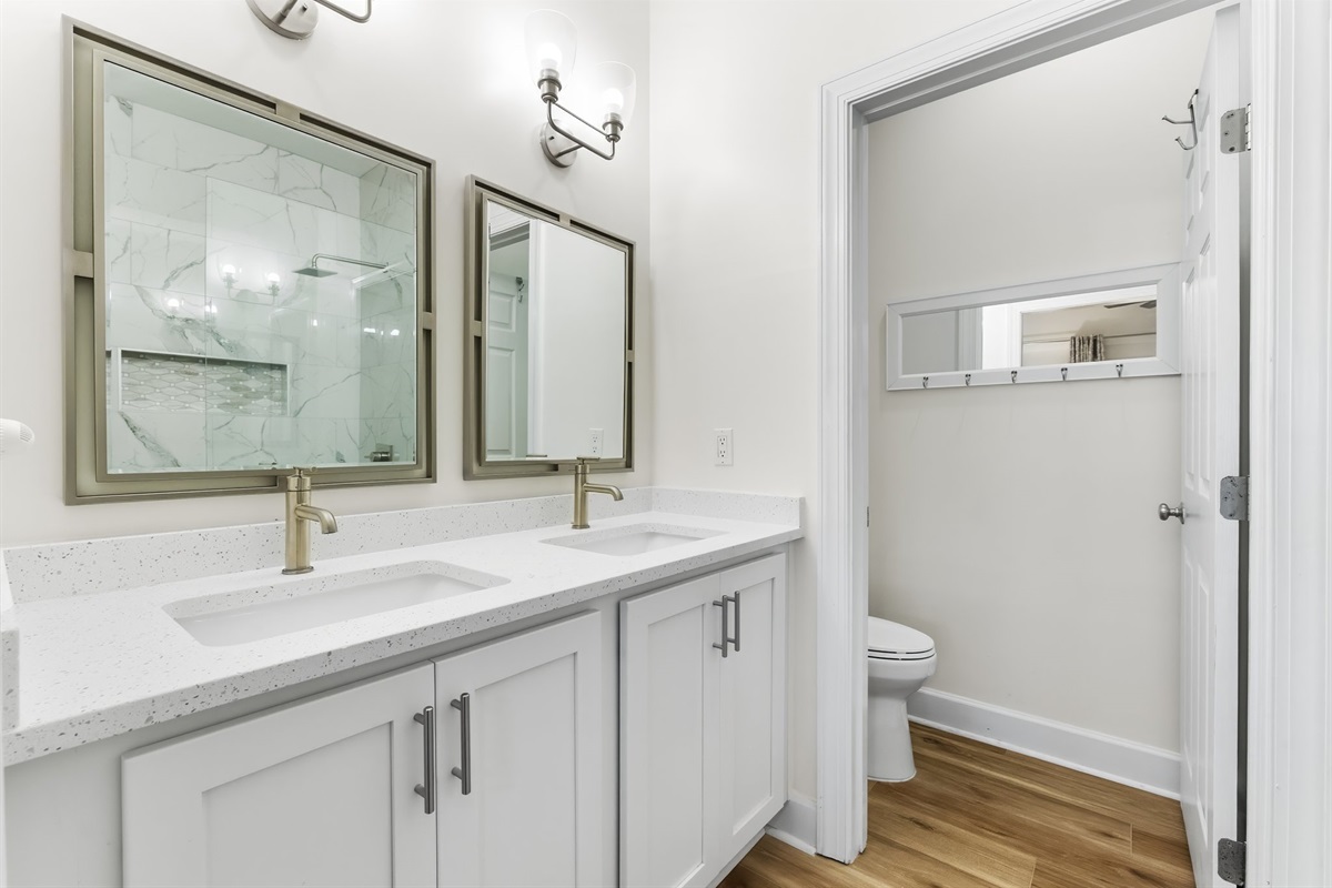 Master Bathroom with Double Vanity