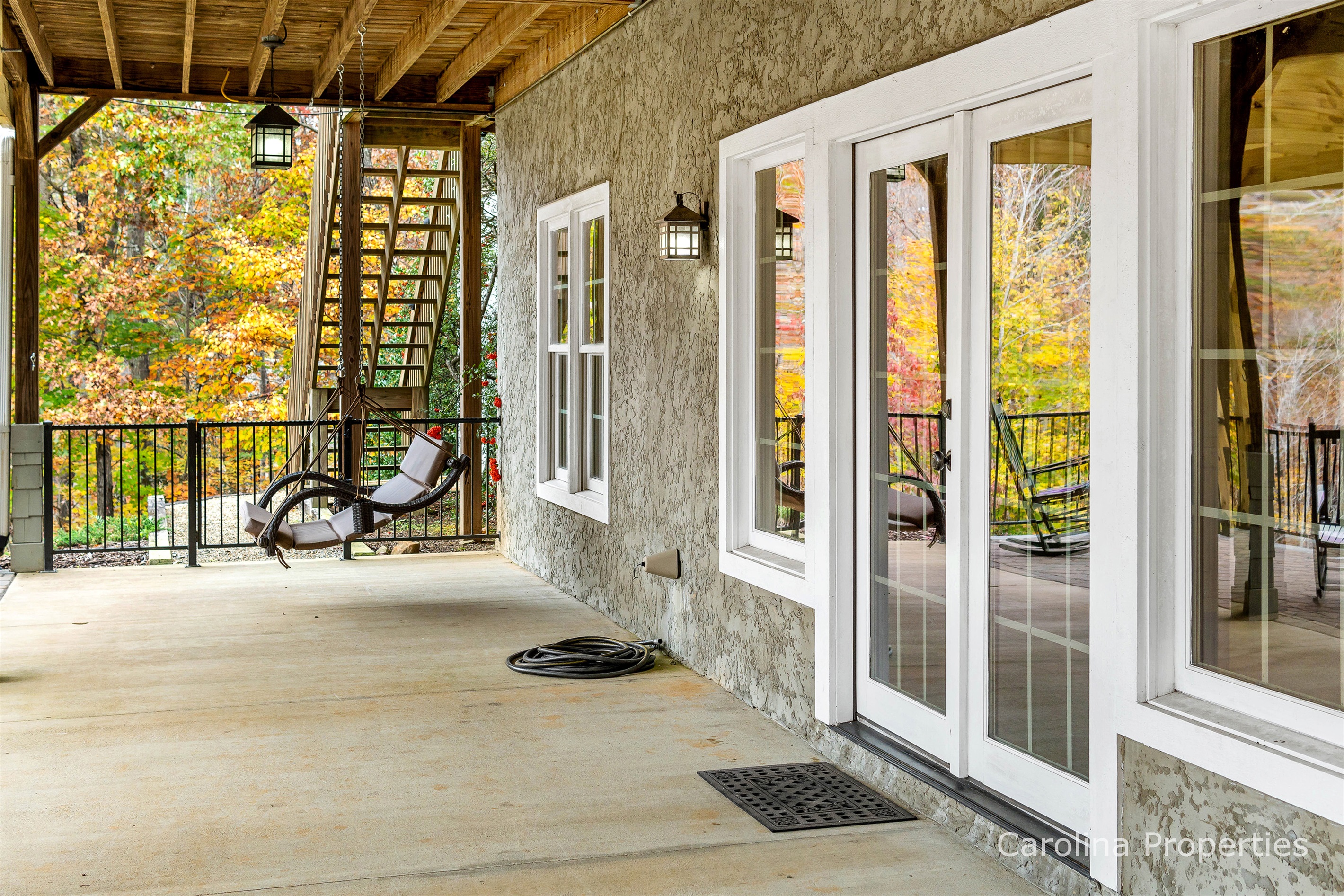 Doors to the deck