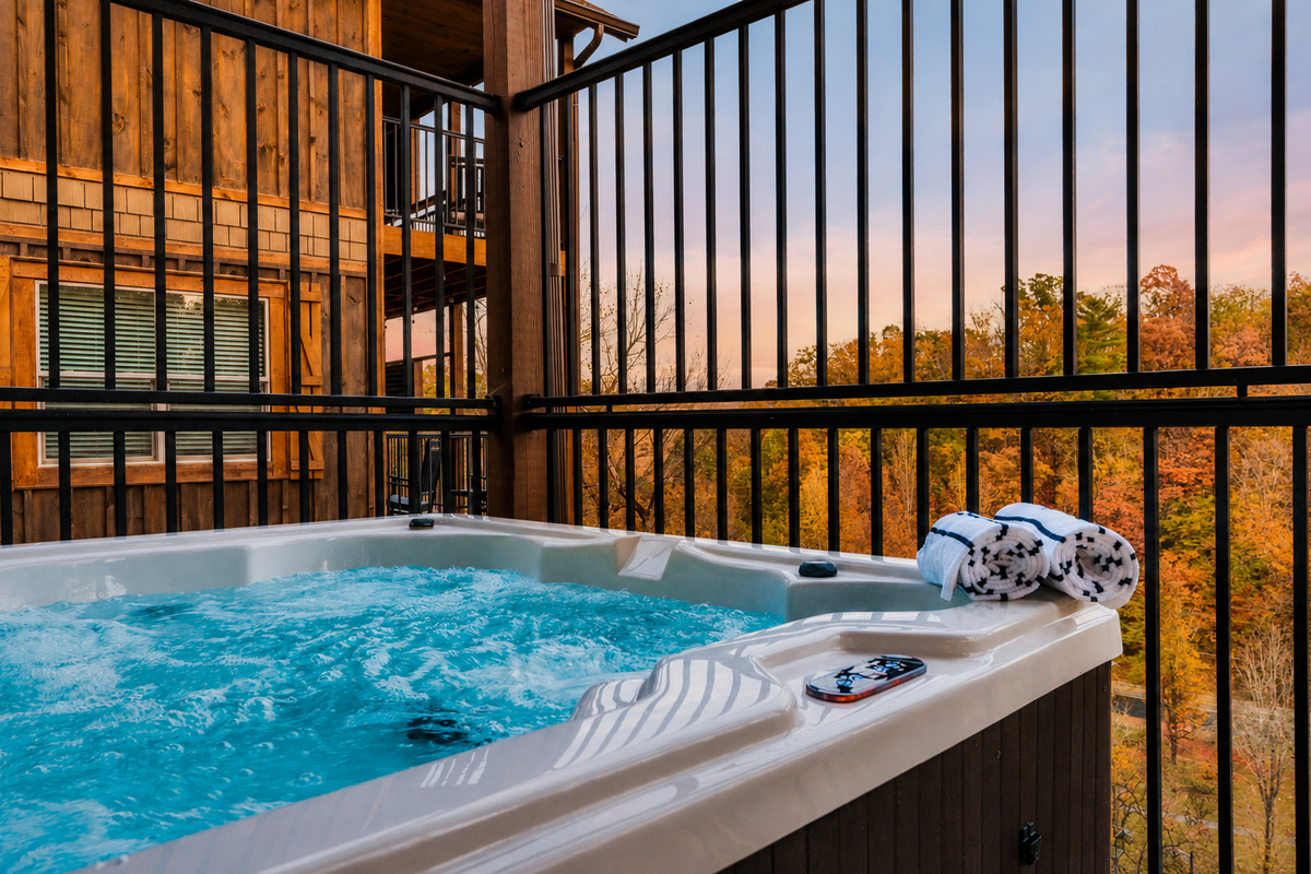 Have a long soak in our hot tub after a day on your feet at nearby Dollywood or hiking in the nearby Great Smoky Mountain National Park.