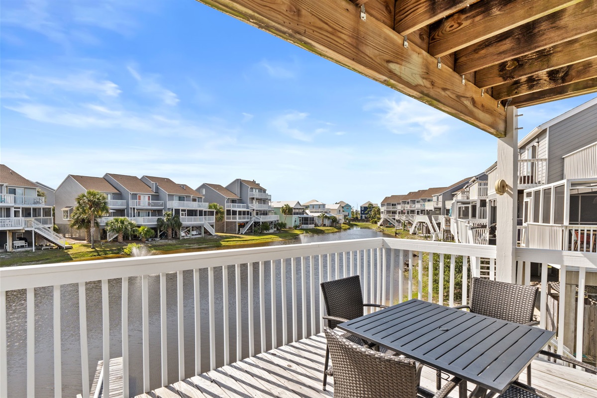 Deck off living room