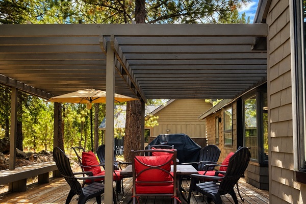 Pergola with large seating 2026