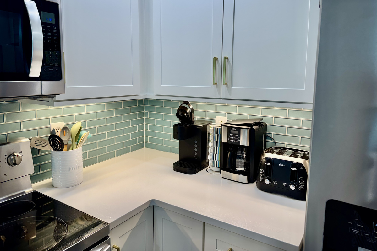 We have a Keurig & a standard coffee maker!