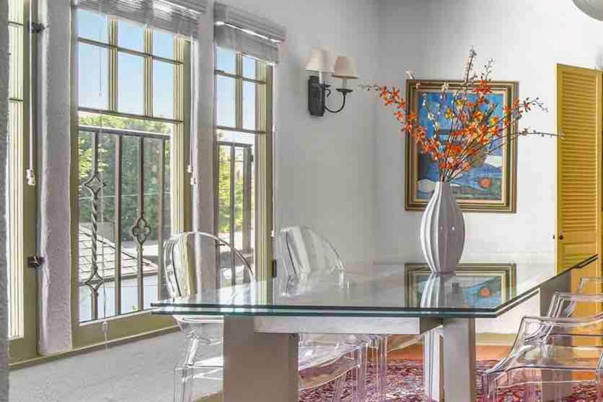 Formal dining room.