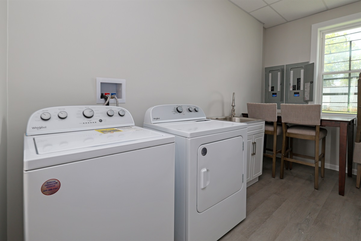 Laundry Room shared with other unit