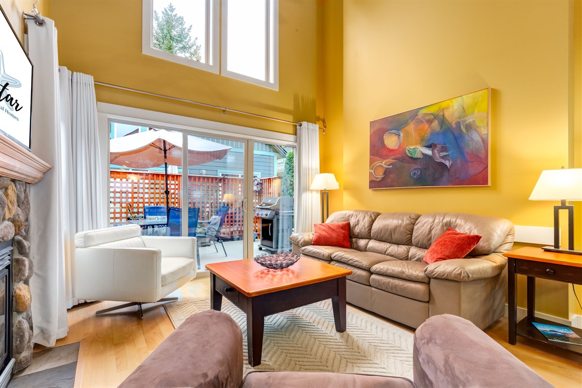 Bright, open living space