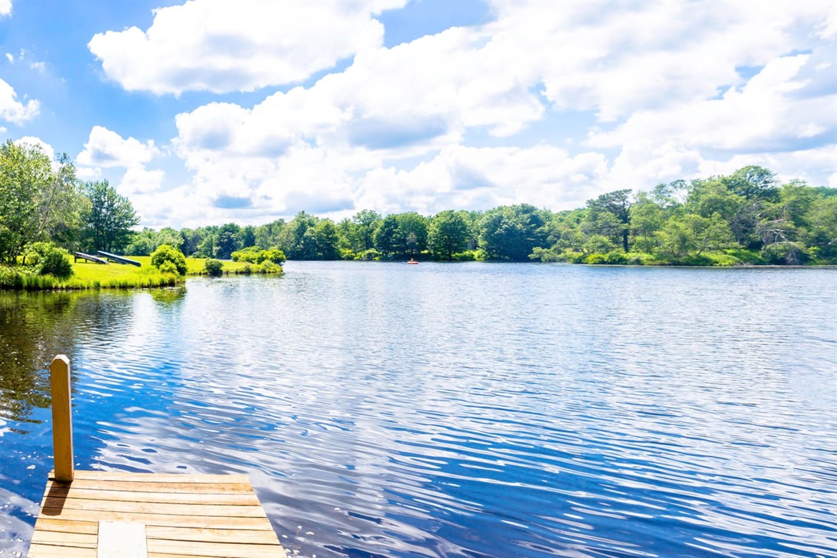 View of lake from boardwalk