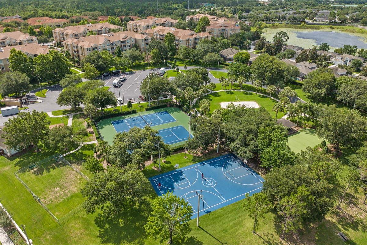 Windsor Hills Sport Court. Basketball, Tennis, Pickle ball and Beach Volleyball