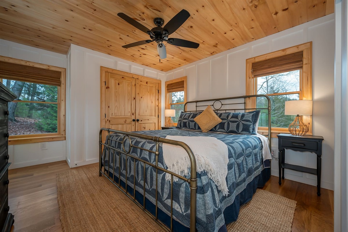 Primary Bedroom with a cozy feel
King Bed