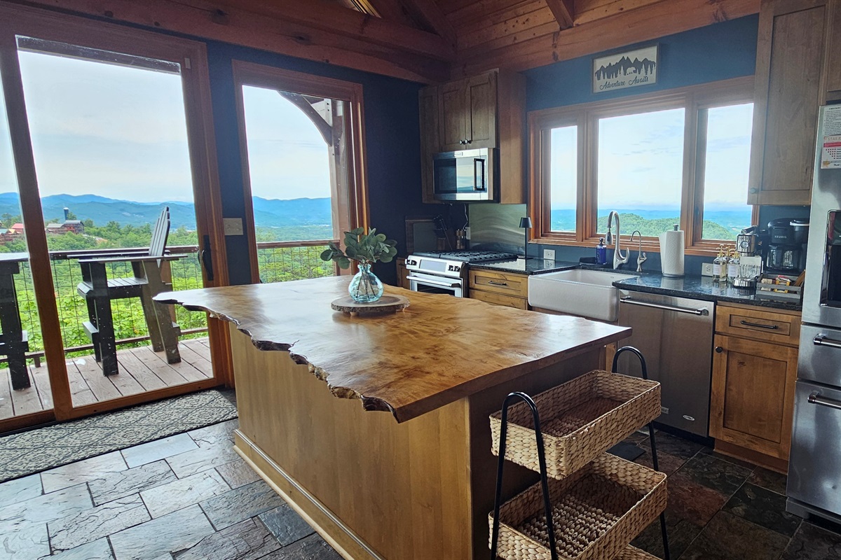 Cooking is actually pretty cool in this kitchen!