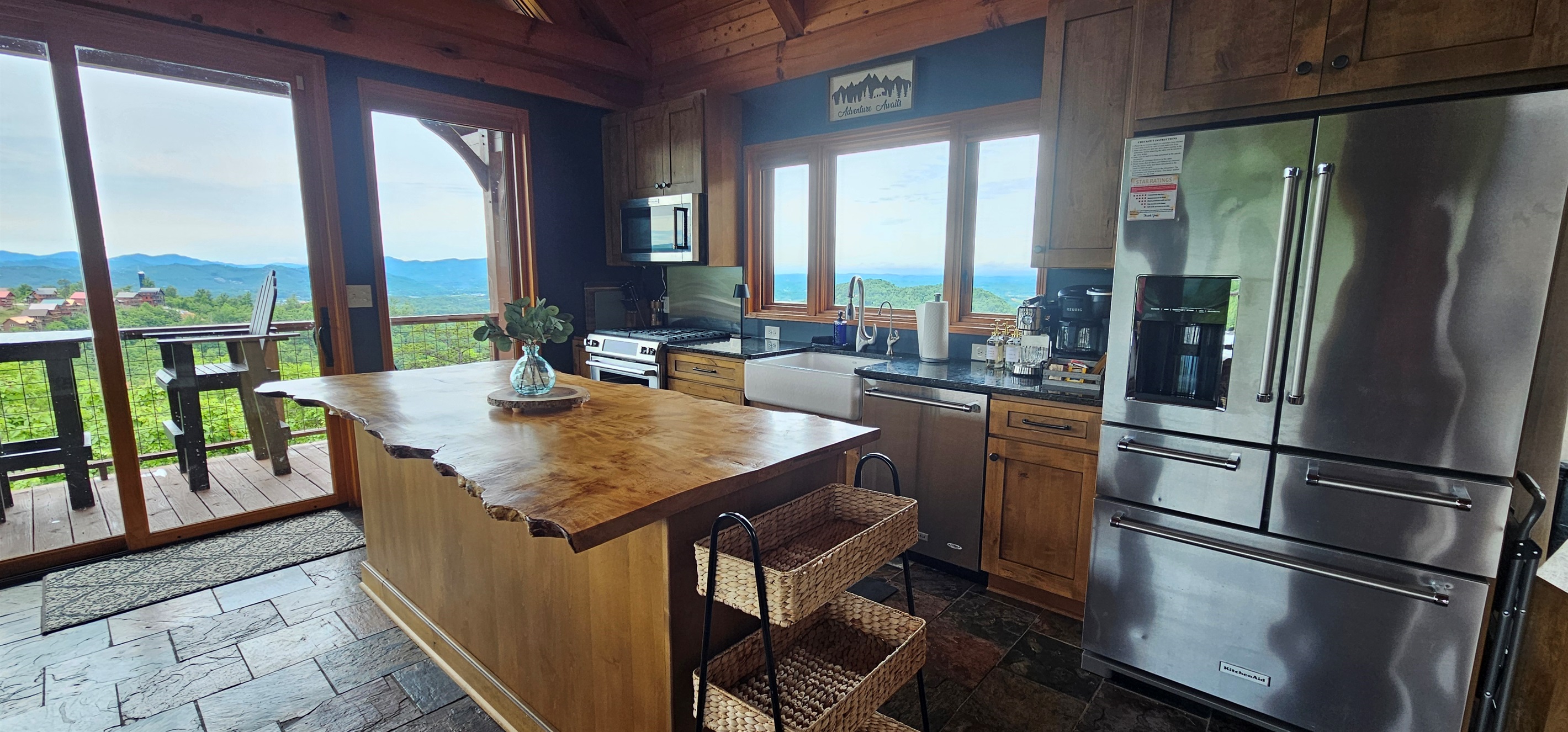 Cooking is actually pretty cool in this kitchen!