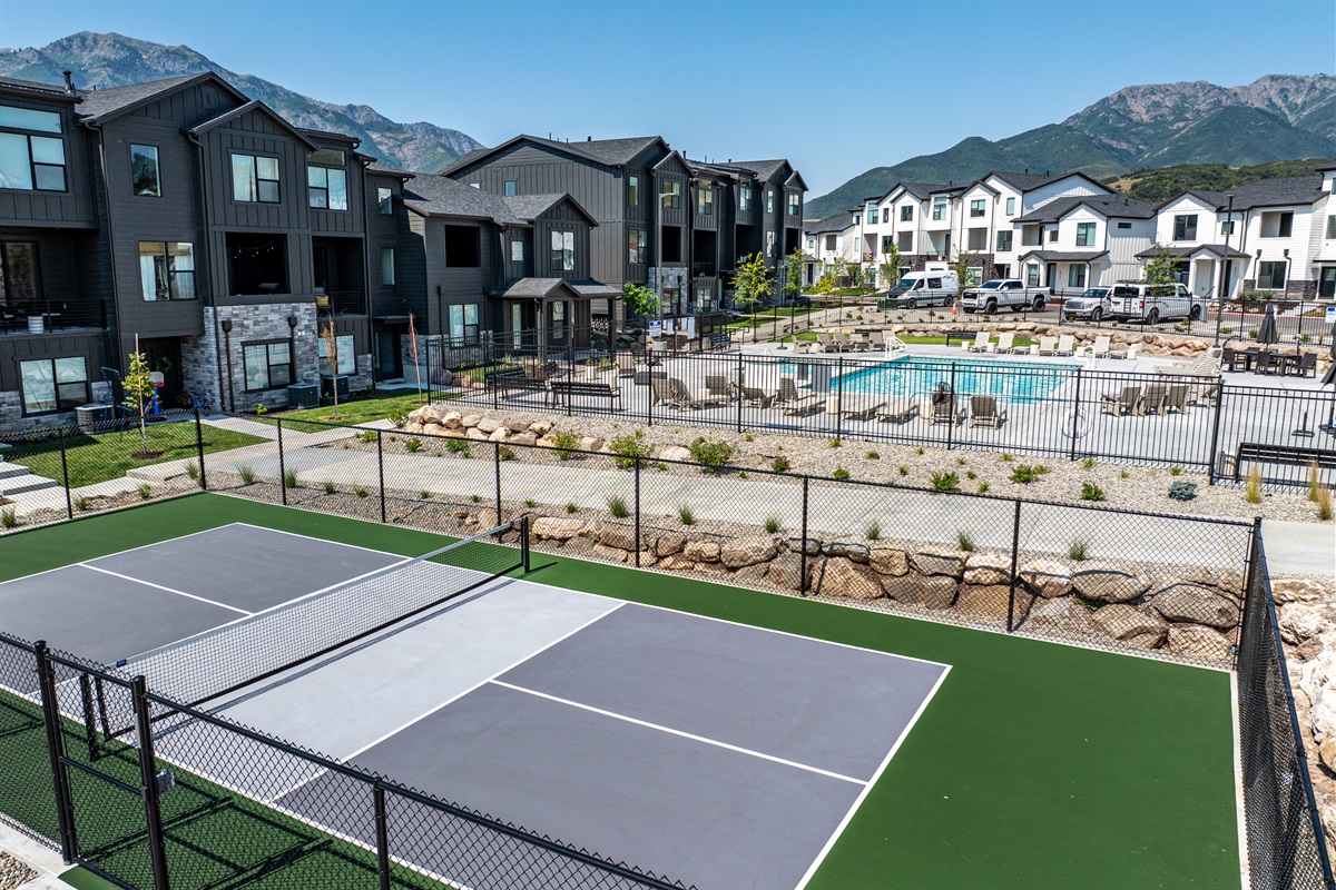 Pickleball Court and Pool
