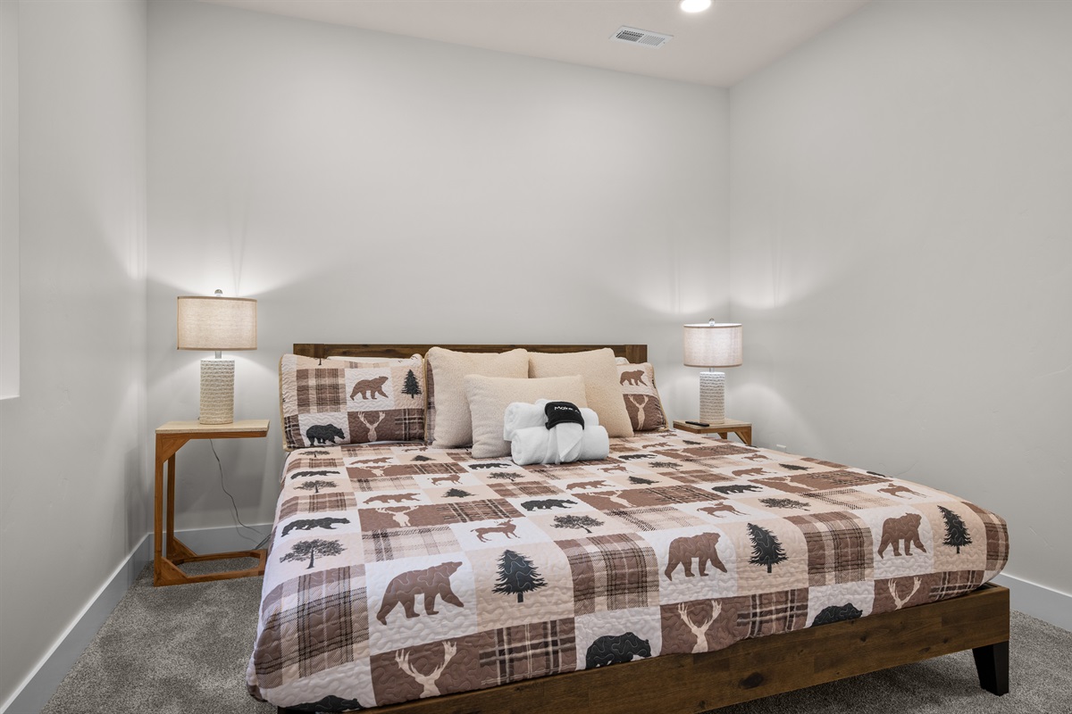 Wake up refreshed in this bright and peaceful primary suite.