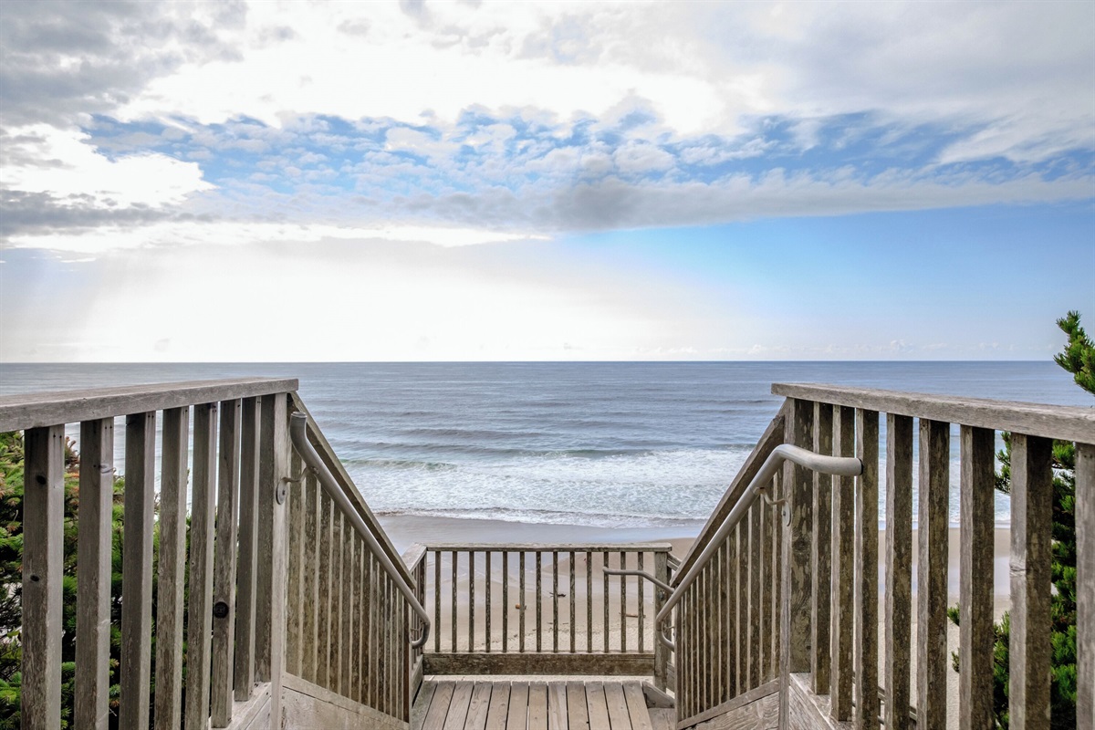 Direct beach access just minutes from the home invites you to enjoy endless coastal walks and sunsets.