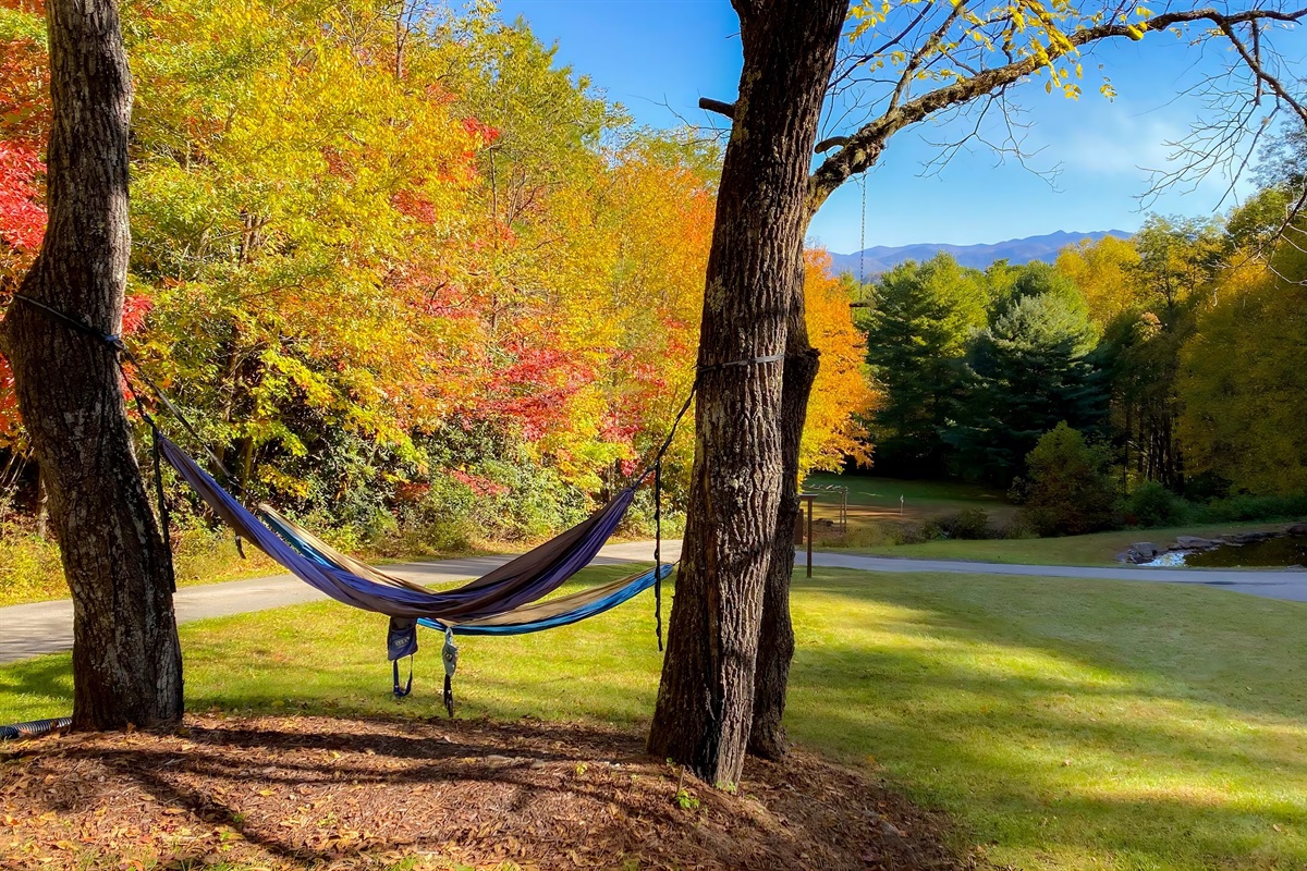 a perfect cool-off spot over looking the Great Smoky Mountains