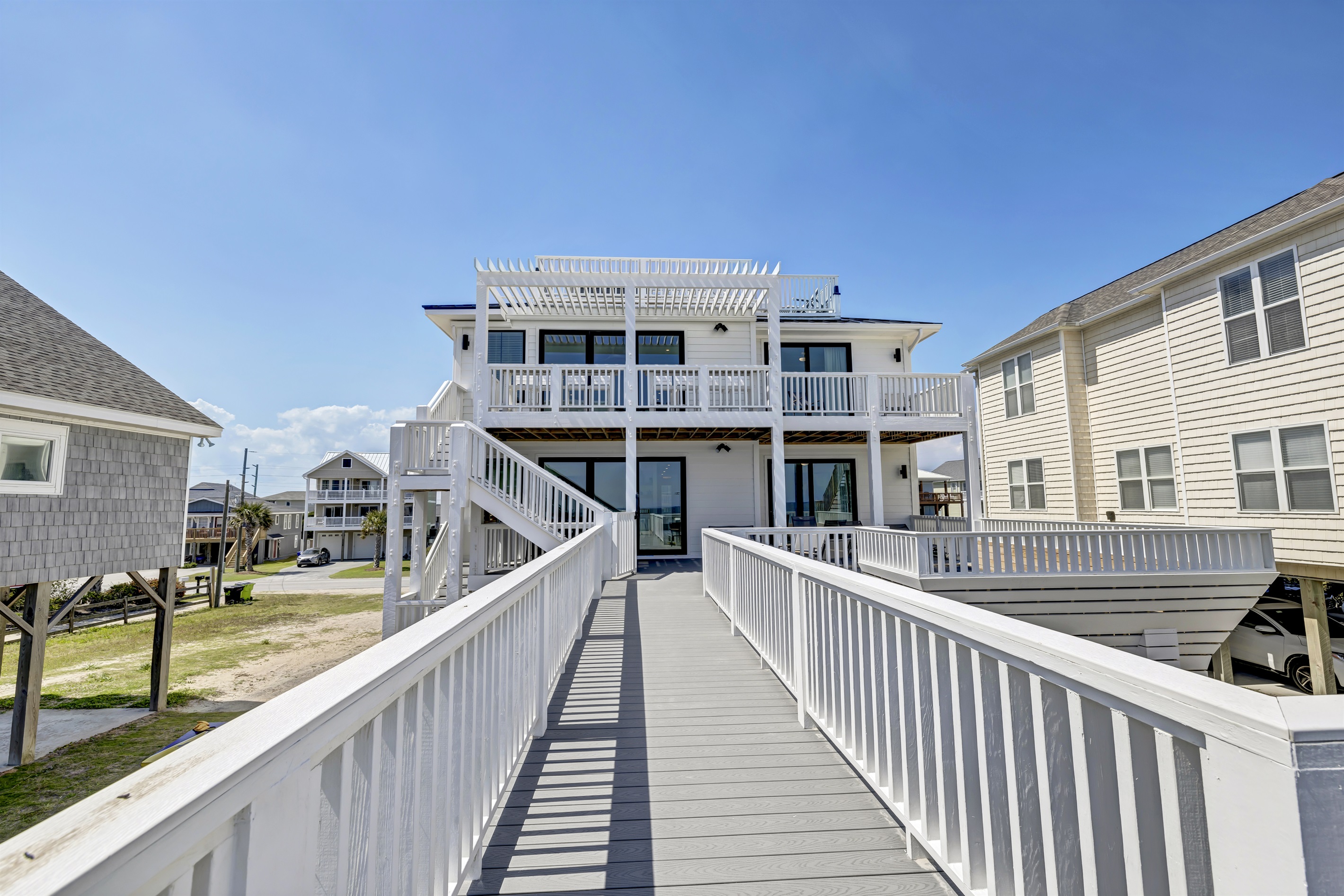 Walkway to House From Beach