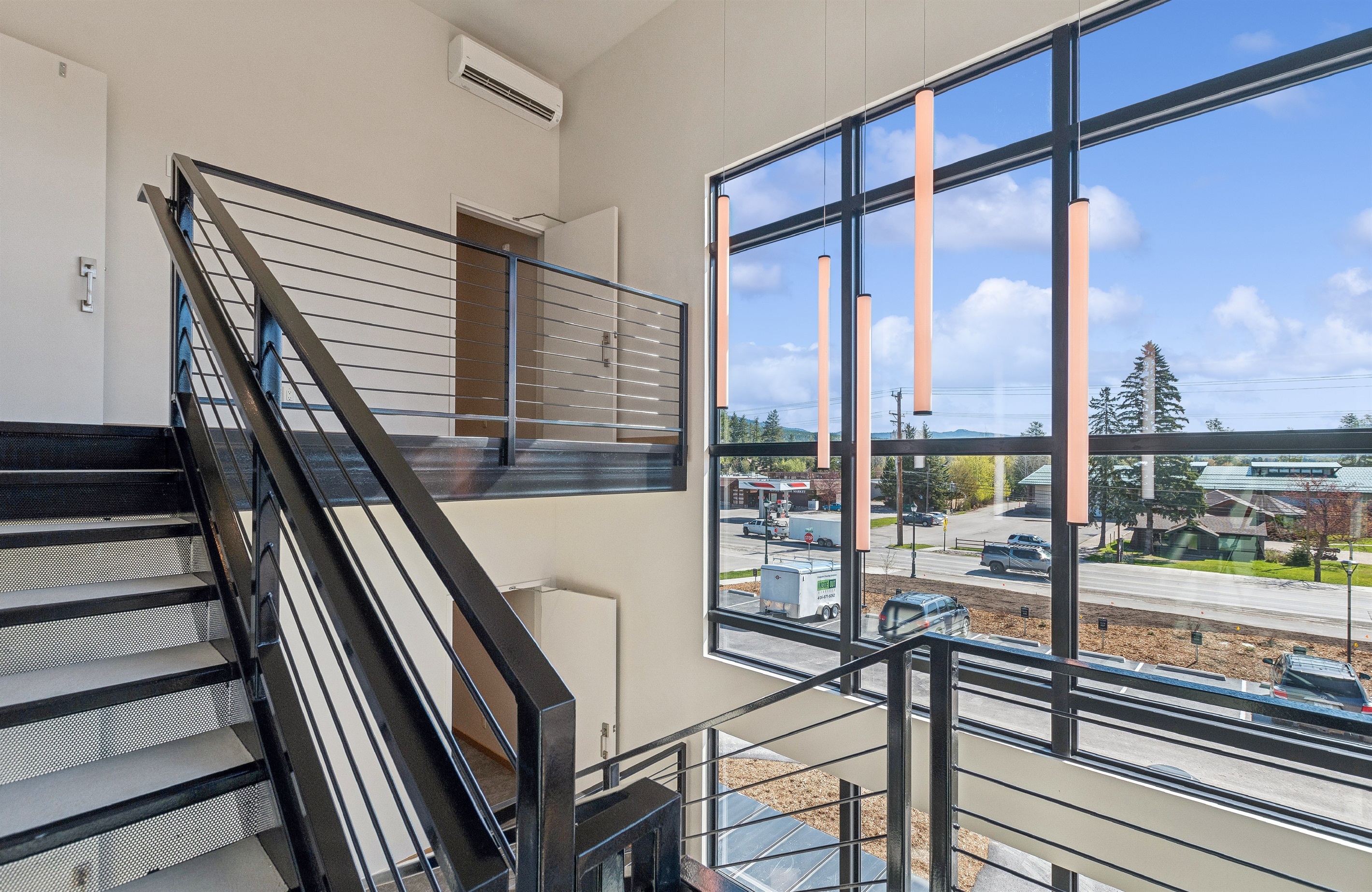View from the staircase leading to the condo