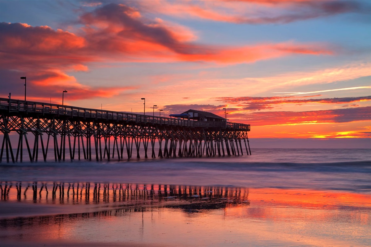 Beautiful evening at the Pier.