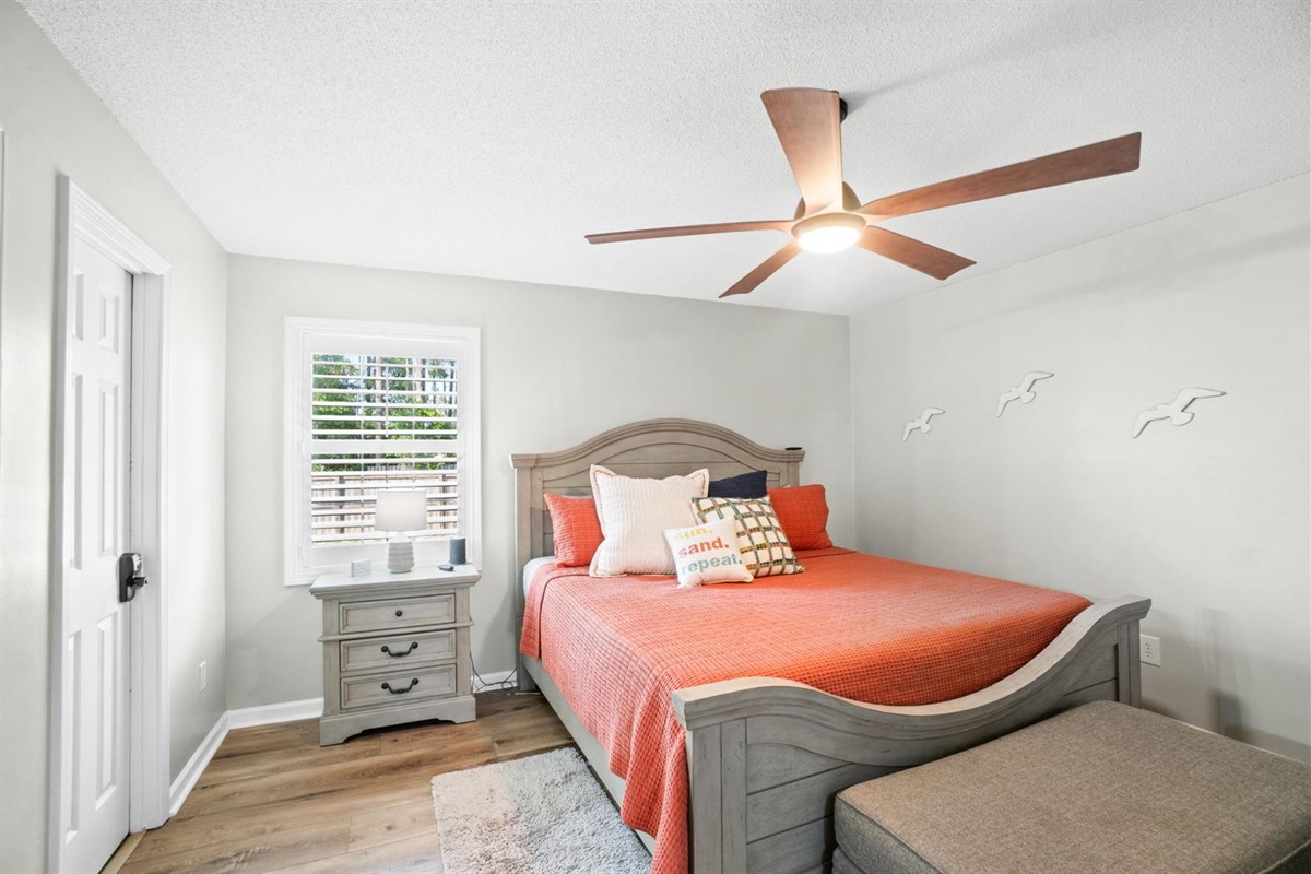 Main bedroom with king bed