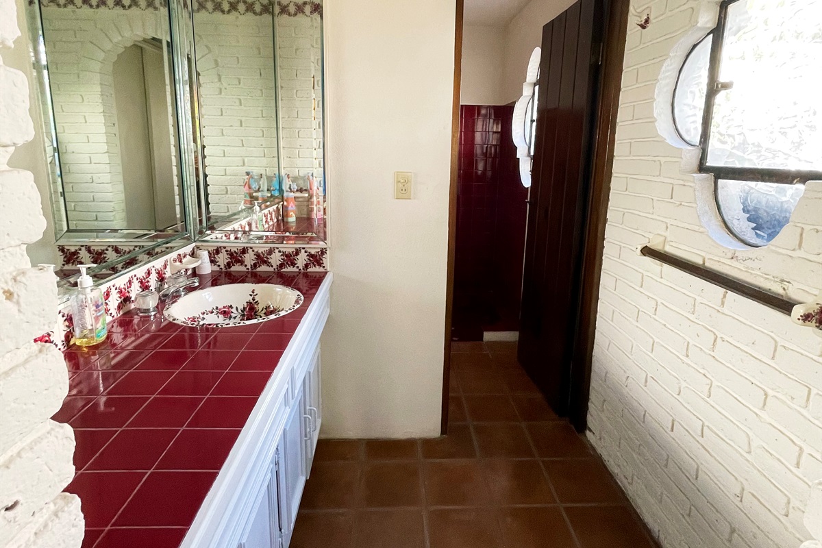 Red Bathroom
