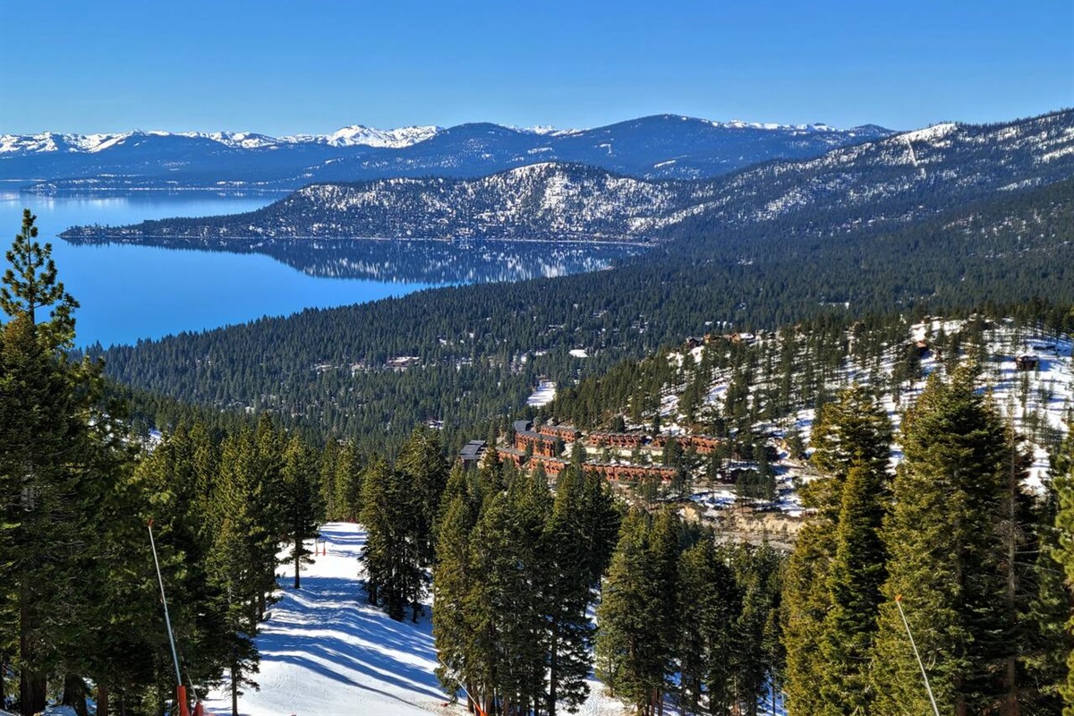 The amazing little local Diamond Peak ski hill--some locals don't venture much father than this!Although.... - Mt. Rose is 18 minutes- Northstar, 28 min- Palisades/Squaw &Alpine Meadows, 38 min- Heavenly, 40 min