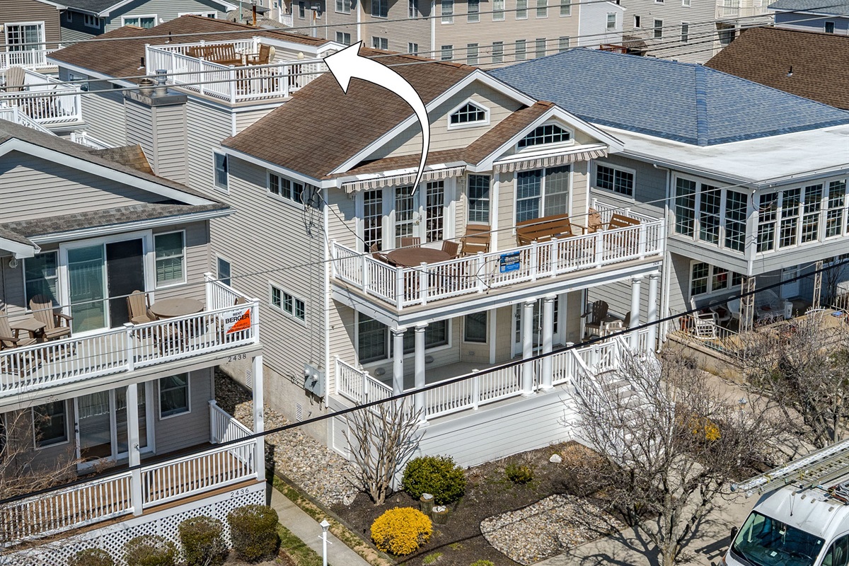 Property's roof top area