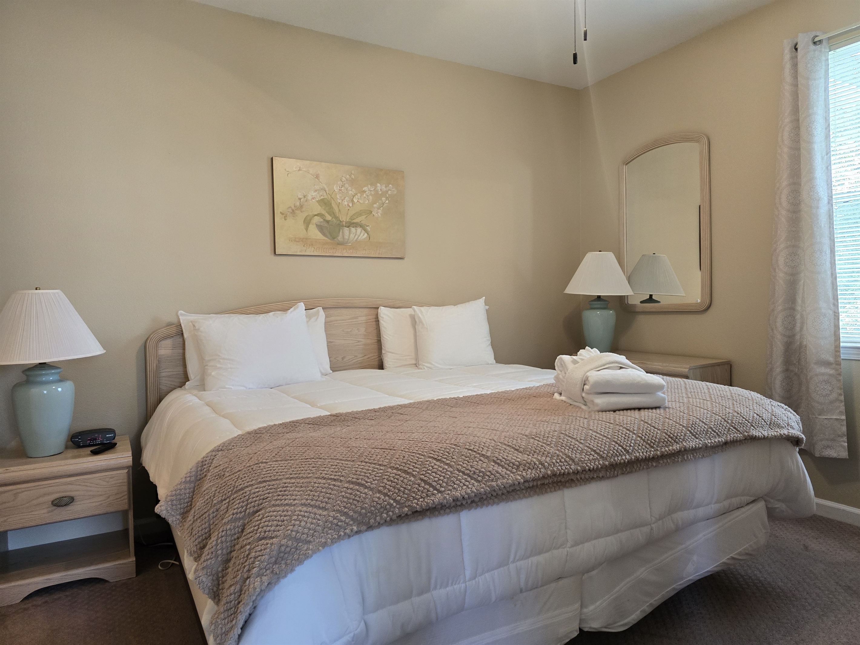Spacious King Bed in Master Suite