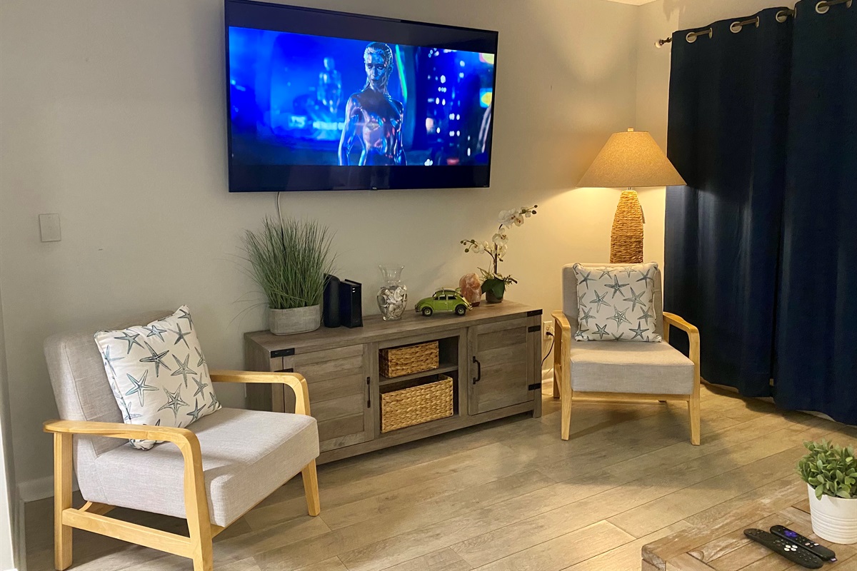 Living Room with sofa bed