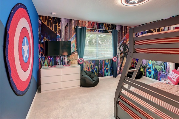 Bedroom 5-2nd Floor-Bunk Bed (Double, Twin & Trundle)