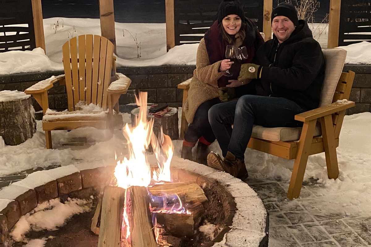 FIRE PIT AREA. FIREWOOD AVAILABLE, CONTACT HOST.