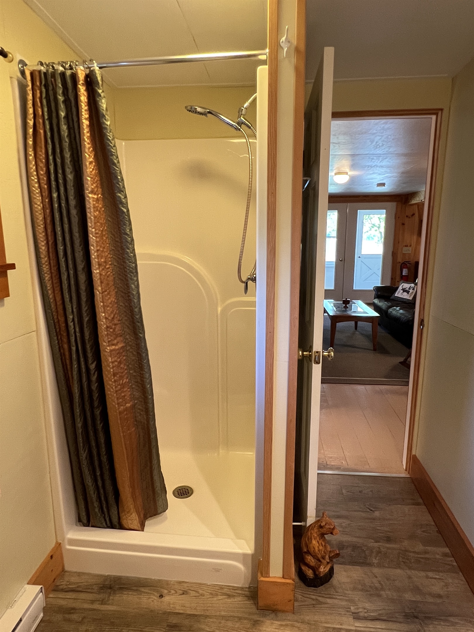 1st floor full bathroom with shower.