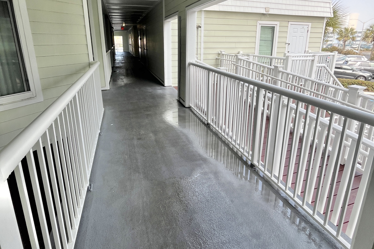 Accessibility Ramp And Elevator next to the Ramp