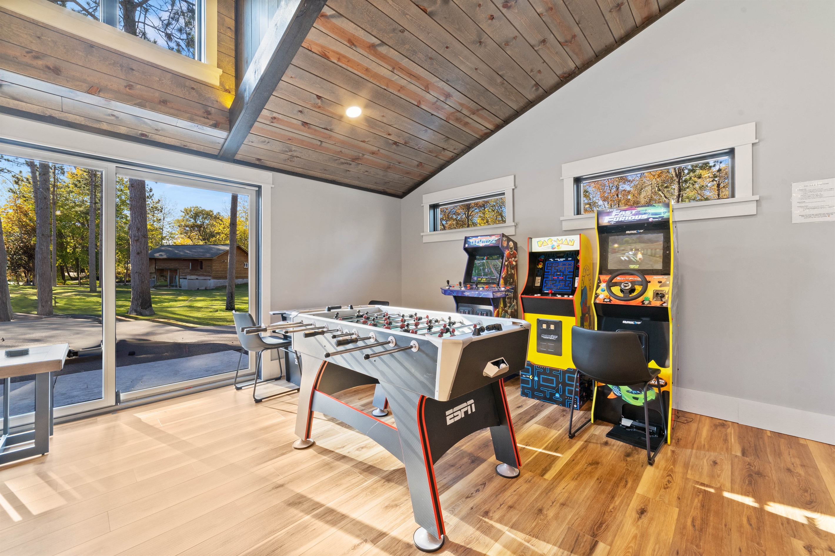 Arcade games in the Clubhouse