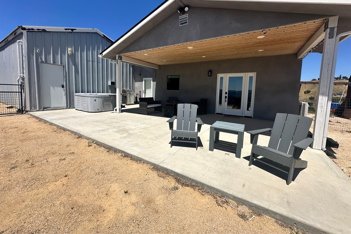 Front of the casita and patio