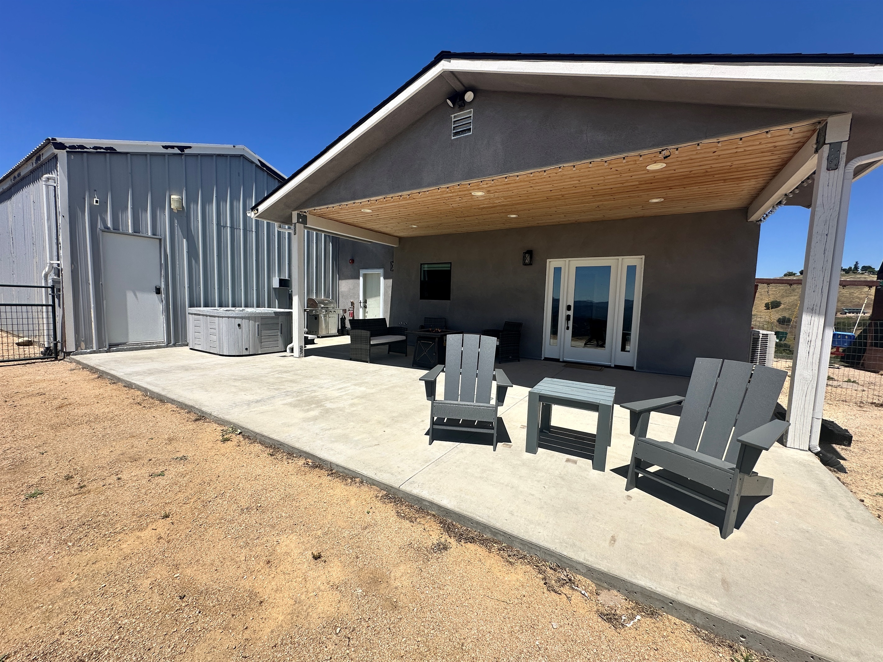 Front of the casita and patio