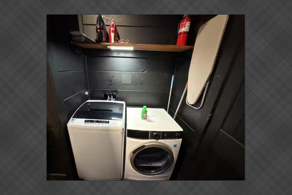 Washer and Dryer in the Cabin